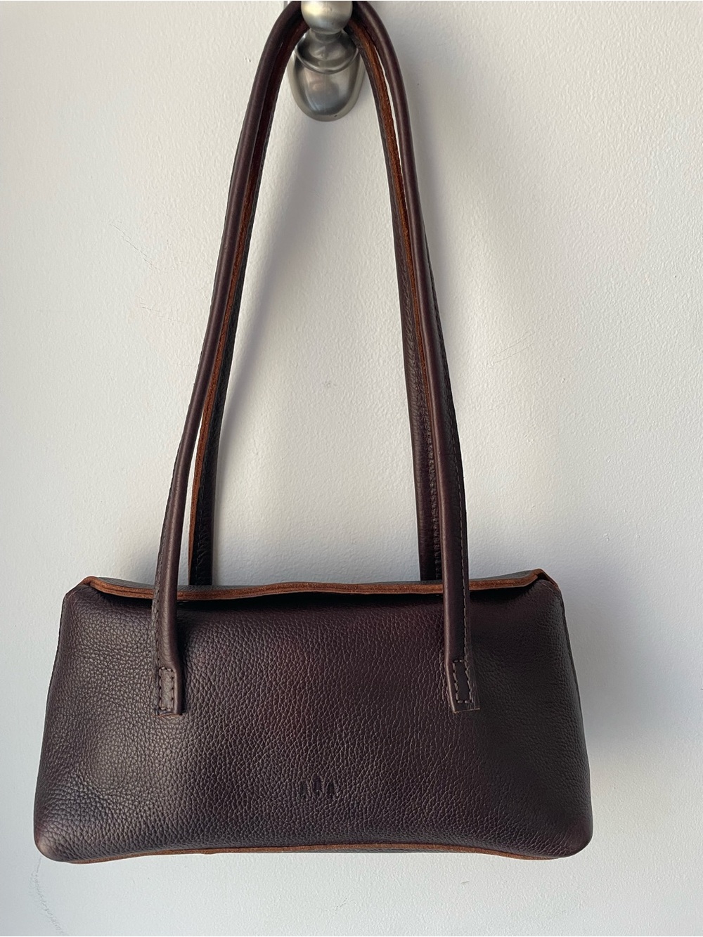 Portland leather Amelie shoulder bag - Coldbrew (discontinued)